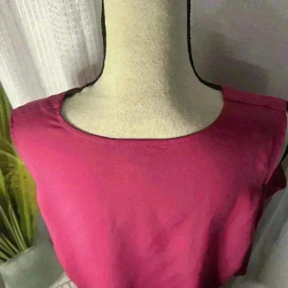 Chicos Women’s 2 US L Cold Shoulder Tunic Hidden Button Long Sleeve Blouse Top - Picture 7 of 11